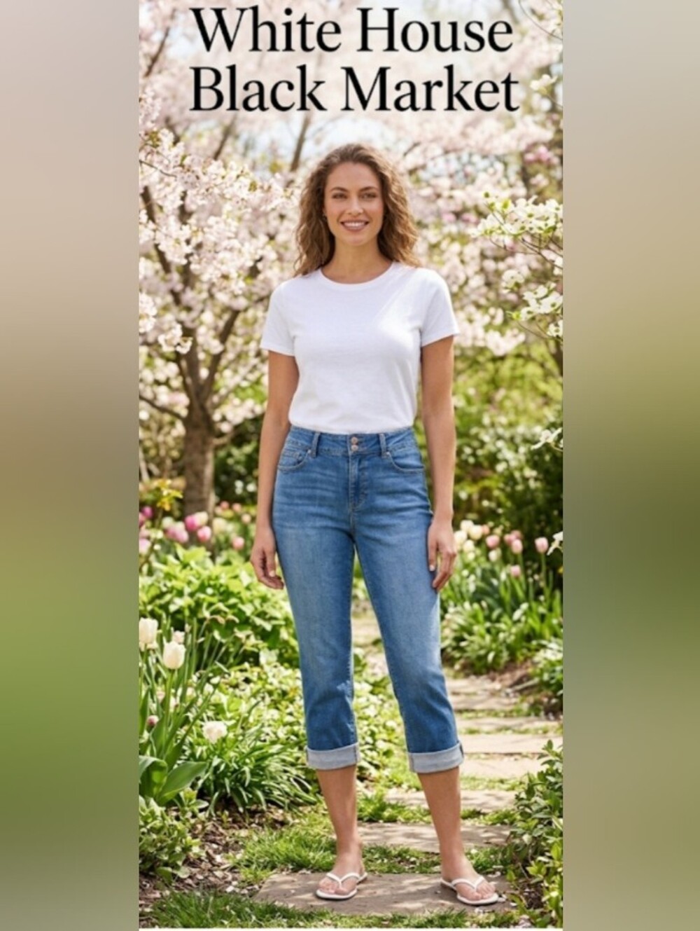 Y2K WHBM Cotton Cropped Jeans!!!